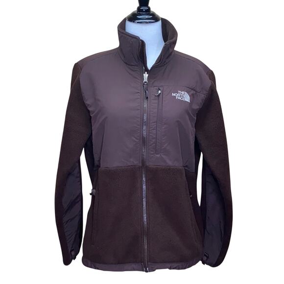 The North Face Polartec Brown Fleece Zip Up Medium - Picture 8 of 11
